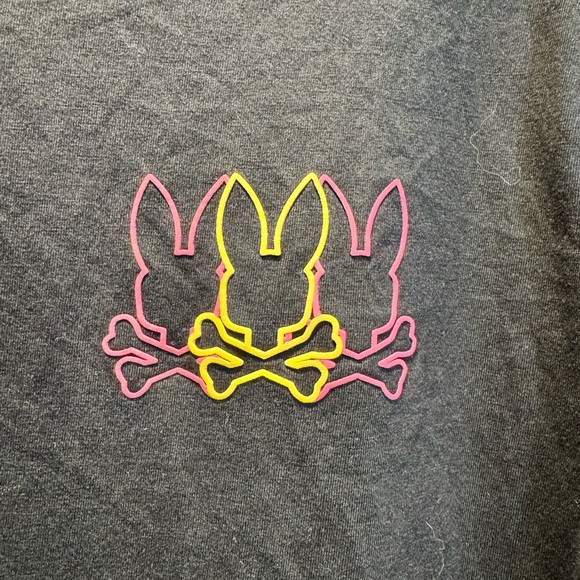 Psycho Bunny Black T-Shirt for Men XL - Picture 2 of 4